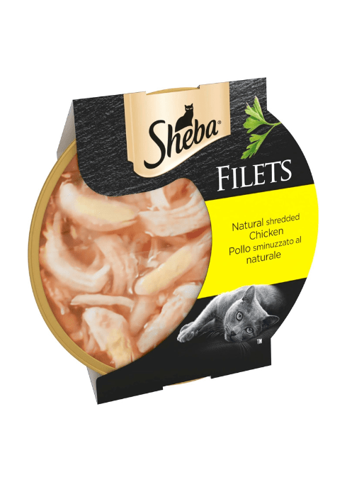 Sheba Fillets Cat Food Tray with Chicken in GravyKittyMart