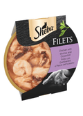 Sheba Fillets Cat Food Tray with Chicken, Shrimp and Ocean Fish in GravyKittyMart