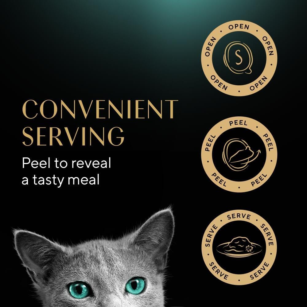 Sheba Fillets Cat Food Tray with Chicken, Shrimp and Ocean Fish in GravyKittyMart
