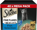 Sheba Fine Flakes Cat Food Pouch – Fish Collection in JellyKittyMart