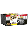 Sheba Fresh and Fine Wet Cat Food Pouches – Poultry in Gravy – 50g (Pack of 1 ) – Premium, High - Quality, Recyclable PouchesKittyMart