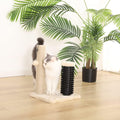 Small Cat Scratching Post with Hanging Toy – GreyKittyMart