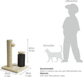 Small Cat Scratching Post with Hanging Toy – GreyKittyMart