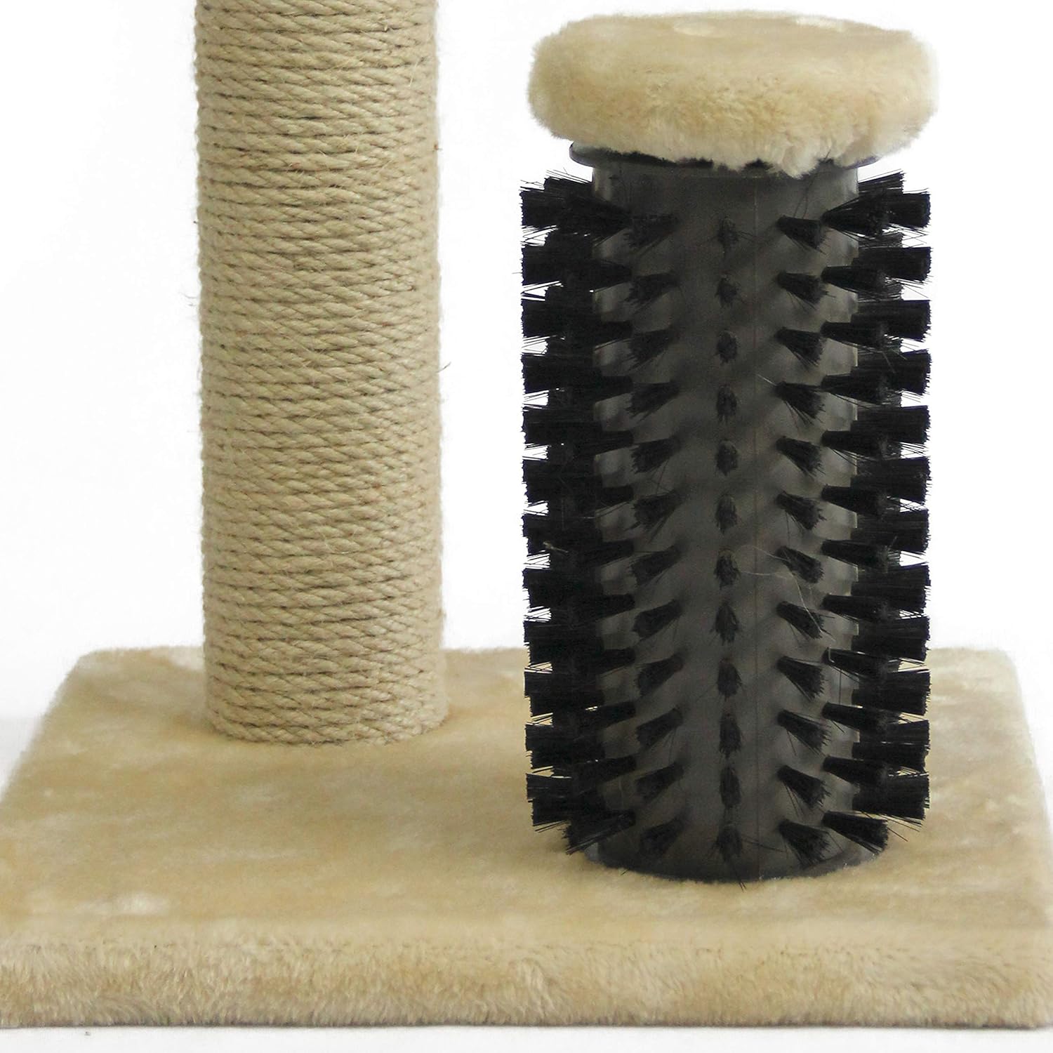 Small Cat Scratching Post with Hanging Toy – GreyKittyMart