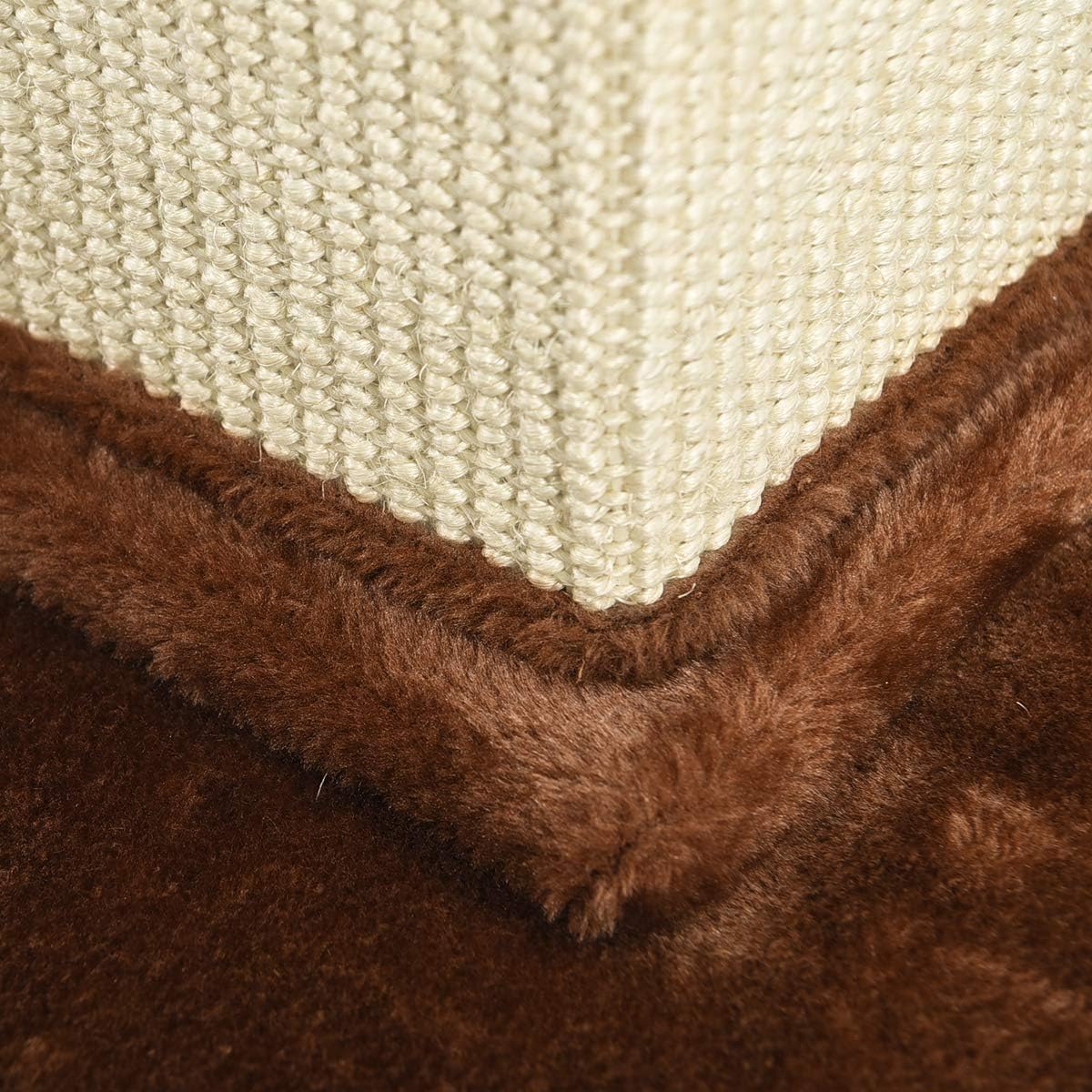 Tall Premium Cat Scratching Post with Hanging Toy – BrownCat Scratching PostKittyMart