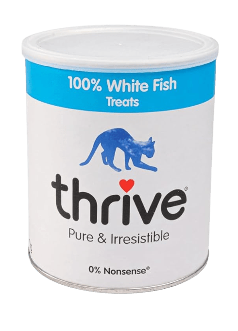 Thrive Cat 100% White Fish Treats MaxiTube - 110gKittyMart