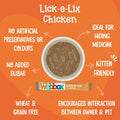 Webbox Lick - e - Lix Cat Treats - Chicken (10 x 5 - Pack = 50 Sachets)KittyMart