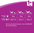 Whiskas 1+ Adult Dry Cat Food - Biscuits Made with Salmon| 11kg Bag |KittyMart