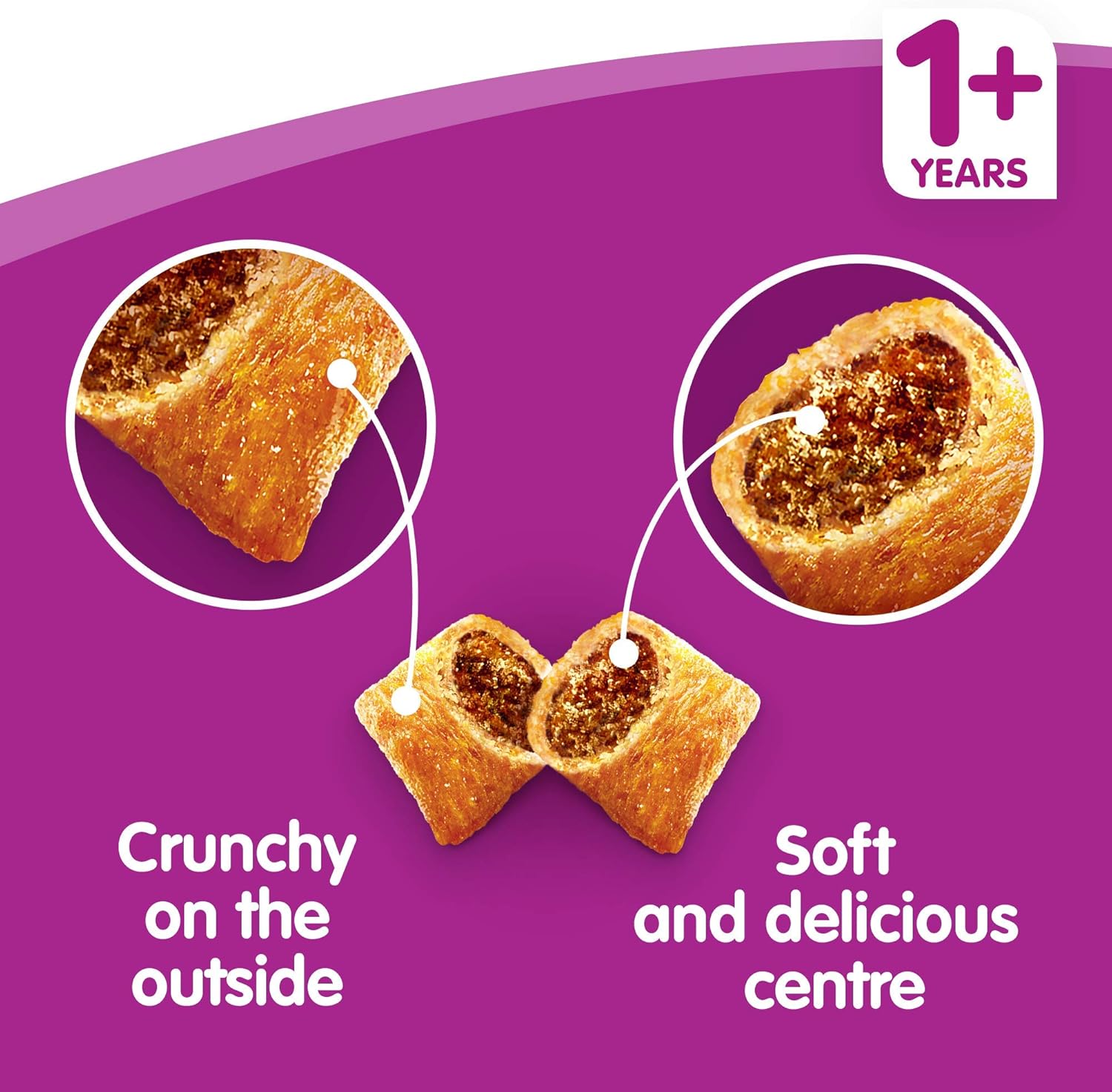 Whiskas 1+ Adult Dry Cat Food - Biscuits Made with Salmon| 11kg Bag |KittyMart