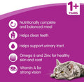 Whiskas 1+ Adult Dry Cat Food - Biscuits Made with Salmon| 11kg Bag |KittyMart
