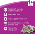 Whiskas 1+ Adult Dry Cat Food - Biscuits Made with Tuna | 14kg Bag|KittyMart