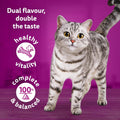 Whiskas 1+ Adult Duo Surf & Turf in Jelly - Wet Cat Food | 84 Pouch Megapack |KittyMart