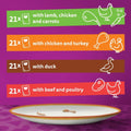 Whiskas 1+ Adult Tasty Mix Country Collection in Gravy - Wet Cat Food | 84 Pouch Megapack |KittyMart