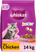 Whiskas Junior Chicken - Kitten Dry Food | 14kg Bag |KittyMart