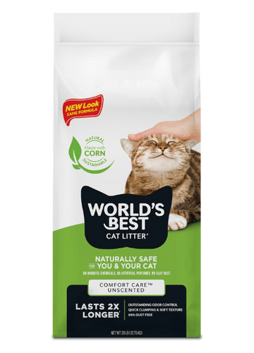 World's Best Cat Litter Comfort Care Unscented 28lb (12.7kg)KittyMart