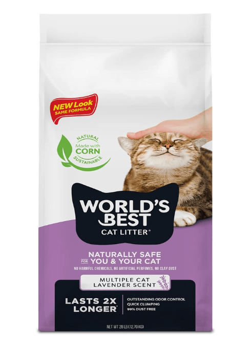 World's Best Cat Litter Lavender Scented 28lb (12.7kg)KittyMart