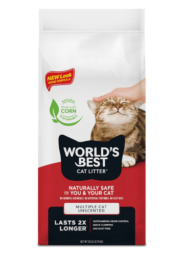 World's Best Cat Litter Multiple Cat Unscented 28lb (12.7kg)KittyMart